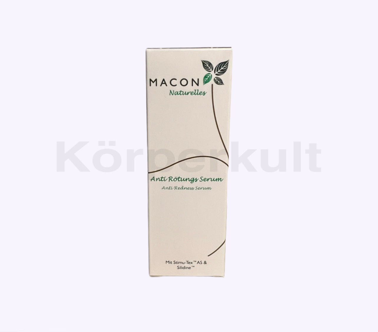 Flasche mit 30 ml Anti-Rötungs Serum, ideal zur Beruhigung und Pflege von empfindlicher Haut.