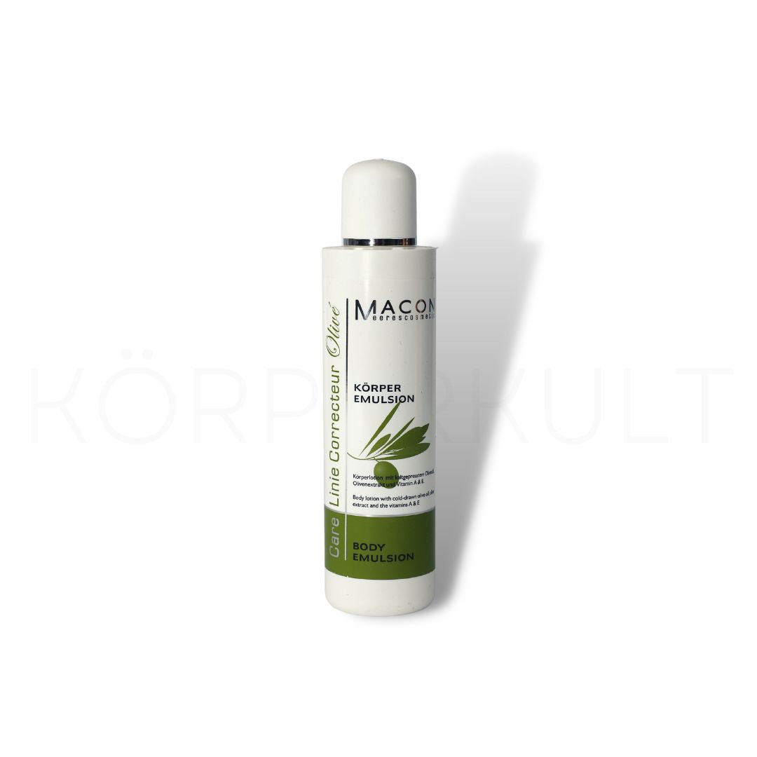 Flasche der Macon Meerescosmetic Olivé Body Emulsion, 250 ml