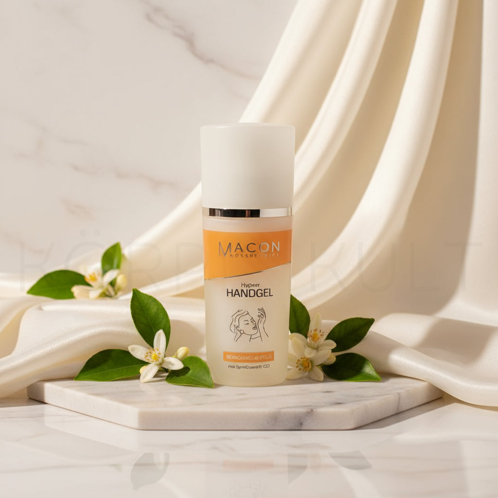 Macon Meerescosmetic Hygiene Handgel mit Verpackung