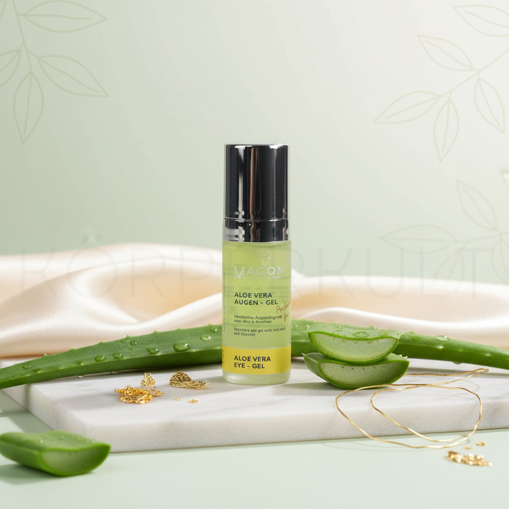 Macon Derm Balance Aloe Vera Augen Gel - Produktbild, leichtes und hydratisierendes Augengel, 15 ml