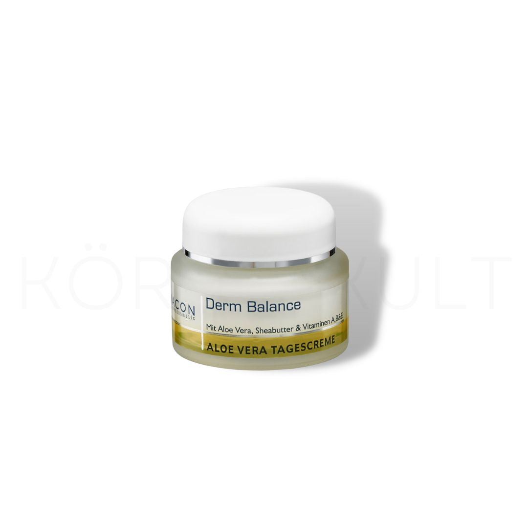 Macon Derm Balance Aloe Vera Tagescreme - Produktbild, leichte und hydratisierende Tagespflege, 50 ml