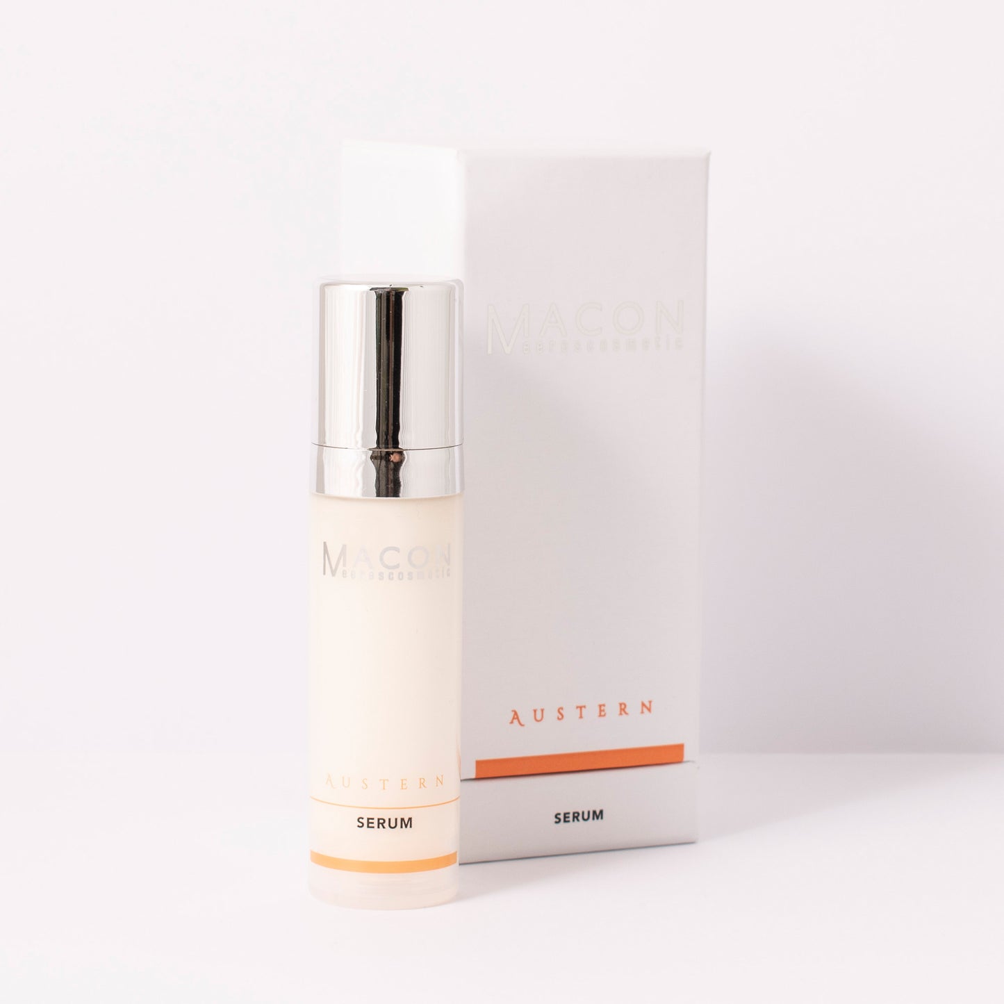 Macon Austern Serum - Verpackung und hochwertiges Serum im Überblick