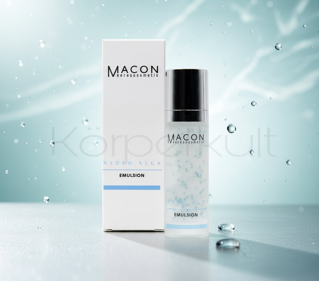 Hydro Alga Emulsion und Verpackung – Feuchtigkeitsspendende Gesichtspflege