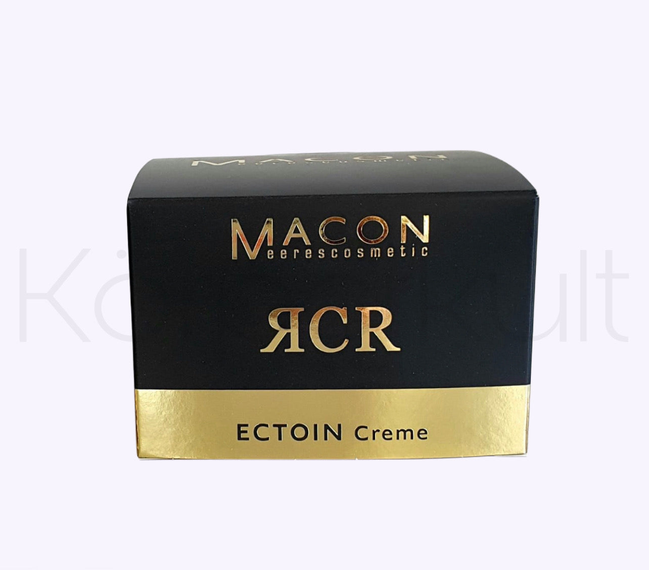 Macon Meerescosmetic RCR Regenerant Collagen Ectoin Creme in schwarzer Verpackung