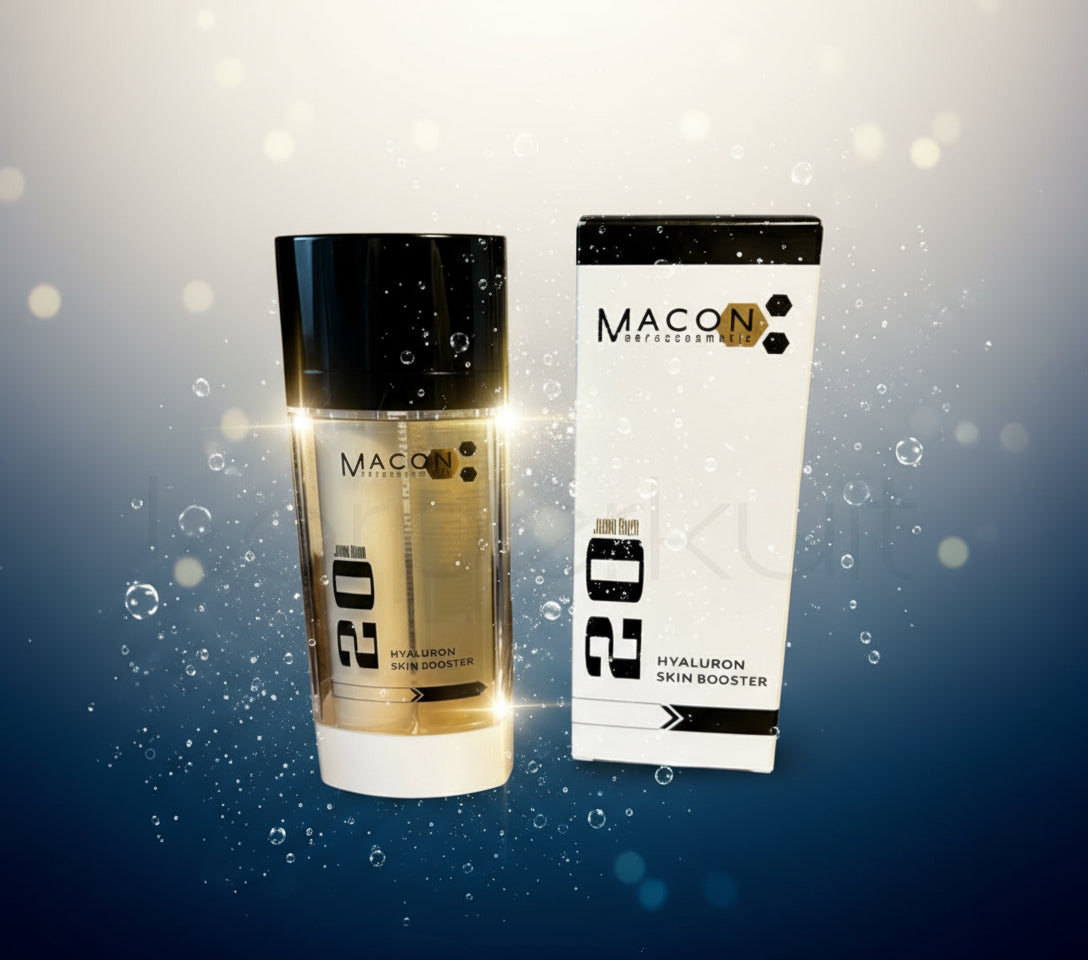 Macon Meerescosmetic Hyaluron Skin Booster - Pflegeset mit Hyaluron Gel und Lifting Creme