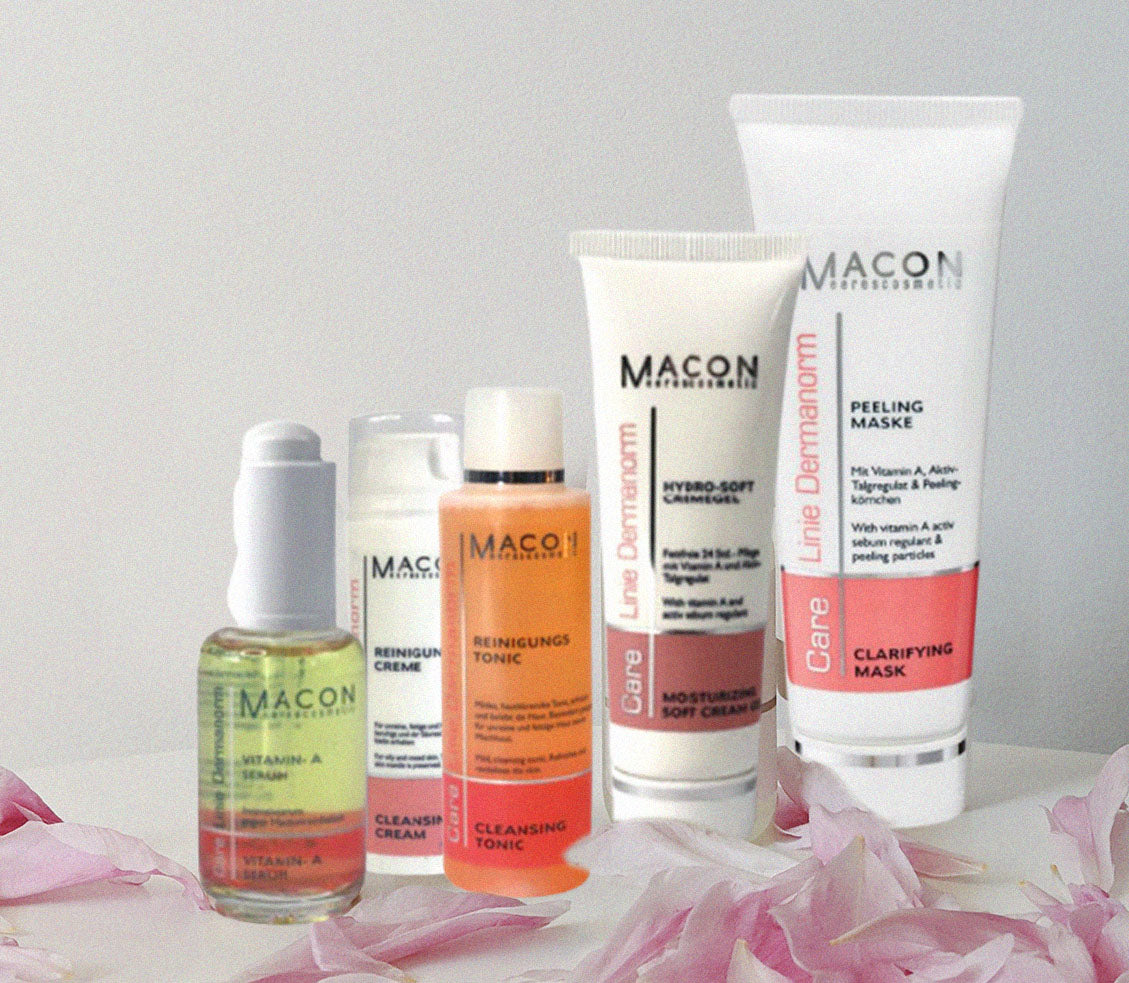 MACON Meerescosmetic Hautpflegeprodukte für Gesicht und Körper