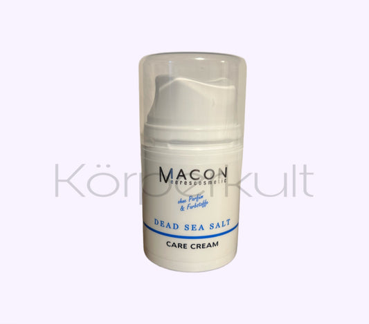 Macon Dead Sea Salt Pflegecreme - Beruhigende Feuchtigkeitspflege für empfindliche Haut