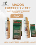 Macon Fußpflege Set – zarte und gepflegte Füße für den Frühling mit Teebaumöl Fußbad und Hornhautschwamm, nur 9,00€