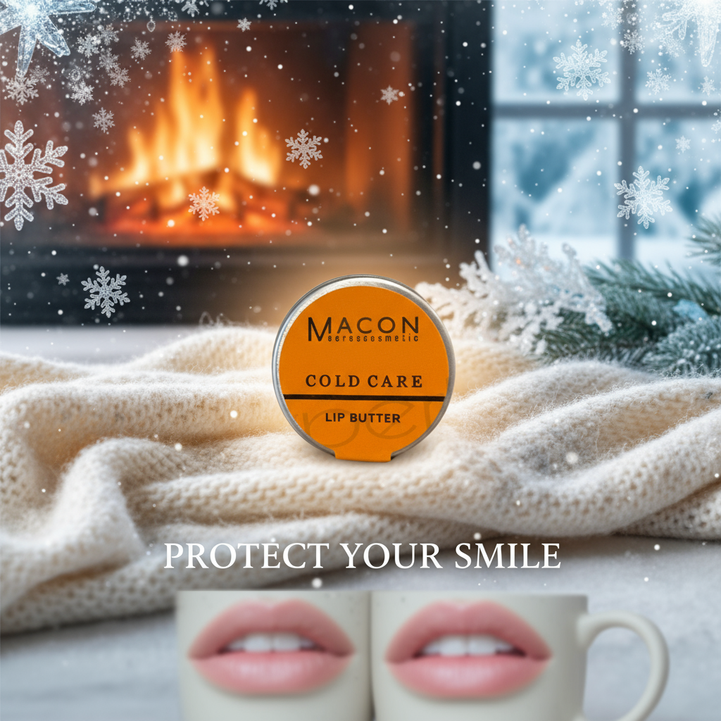 Macon Meerescosmetic Cold Care Lippenbutter mit Orangenaroma