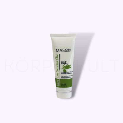 Anwendung der Macon Meerescosmetic Olivé Gesichtmaske - Schritt 1