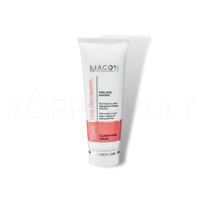 Macon Dermanorm Peelingmaske - Produktbild, sanftes Peeling für geschmeidige Haut, 50 ml