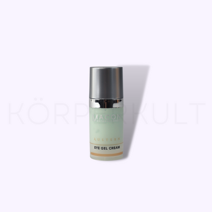 acon Austern Augen-Gel-Creme - Anwendung auf der Haut, zeigt leichte Gel-Textur