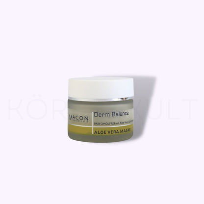 Macon Derm Balance Aloe Vera Crememaske - Produktbild, reichhaltige und regenerierende Pflege, 50 ml