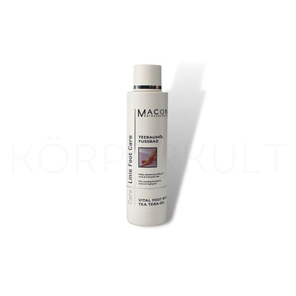 Macon Meerescosmetic Foot Care Teebaumöl Fußbad - 250 ml, erfrischendes und beruhigendes Fußbad