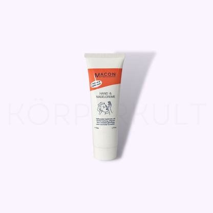 Macon Hand & Nagelcreme - Seitenansicht der Tube