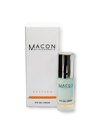 Macon Austern Augen-Gel-Creme - Verpackung und Inhalt im Überblick