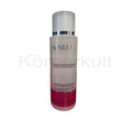Flasche des Macon Meerescosmetic Mizellenwasser Augen Make-Up Entferner (125ml) mit roséfarbenem Inhalt.